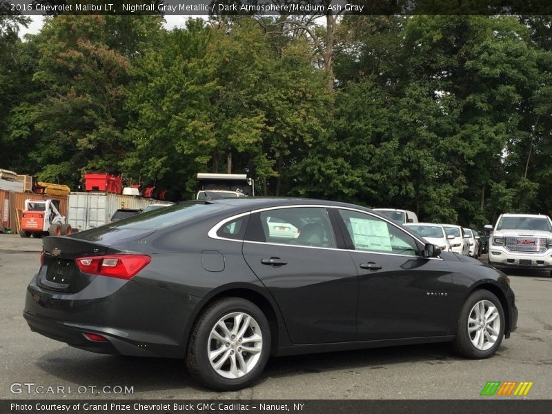 Nightfall Gray Metallic / Dark Atmosphere/Medium Ash Gray 2016 Chevrolet Malibu LT