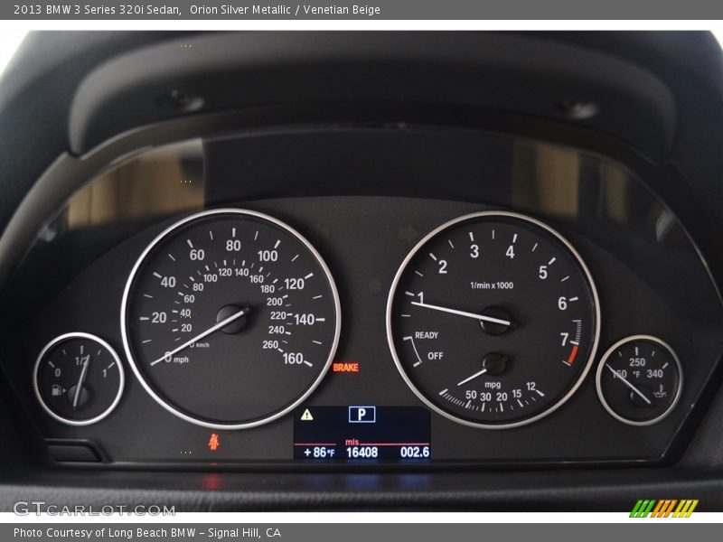 Orion Silver Metallic / Venetian Beige 2013 BMW 3 Series 320i Sedan