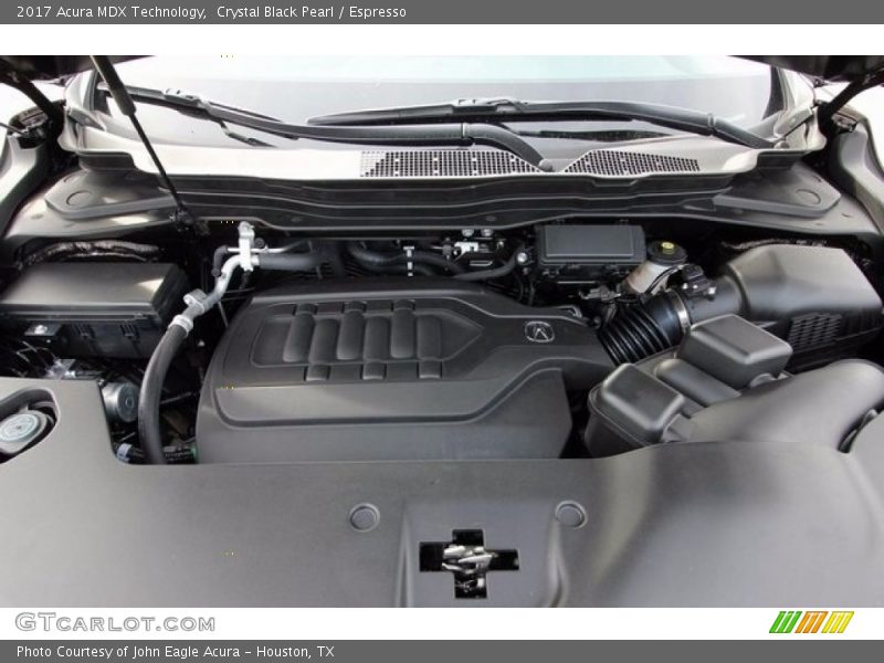 Crystal Black Pearl / Espresso 2017 Acura MDX Technology