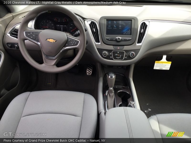 Nightfall Gray Metallic / Dark Atmosphere/Medium Ash Gray 2016 Chevrolet Malibu LT