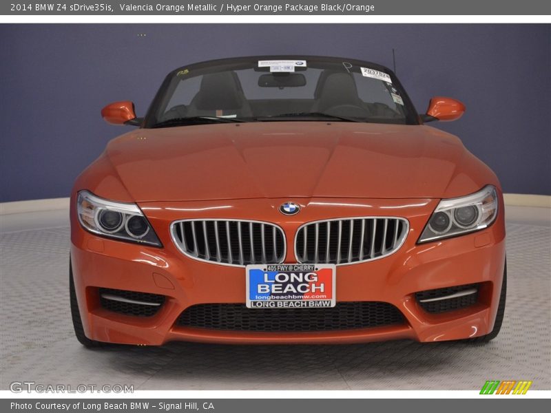 Valencia Orange Metallic / Hyper Orange Package Black/Orange 2014 BMW Z4 sDrive35is