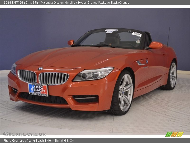 Valencia Orange Metallic / Hyper Orange Package Black/Orange 2014 BMW Z4 sDrive35is