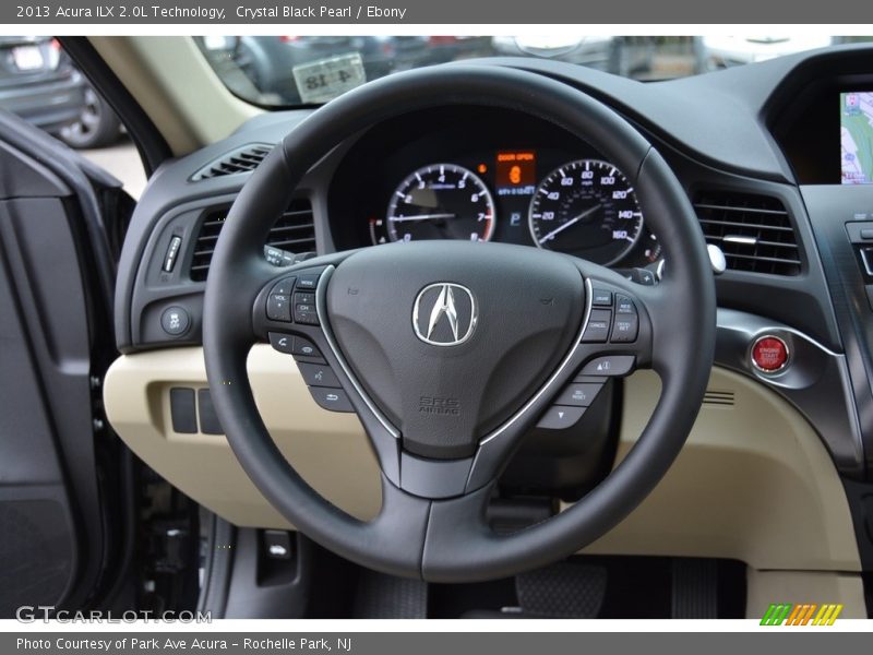 Crystal Black Pearl / Ebony 2013 Acura ILX 2.0L Technology