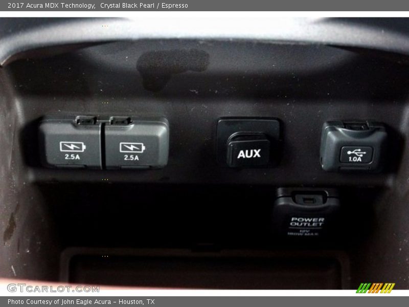 Crystal Black Pearl / Espresso 2017 Acura MDX Technology