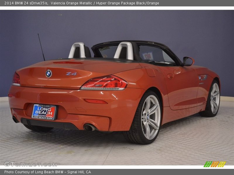 Valencia Orange Metallic / Hyper Orange Package Black/Orange 2014 BMW Z4 sDrive35is