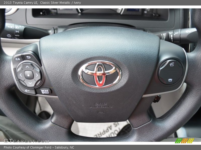 Classic Silver Metallic / Ivory 2013 Toyota Camry LE