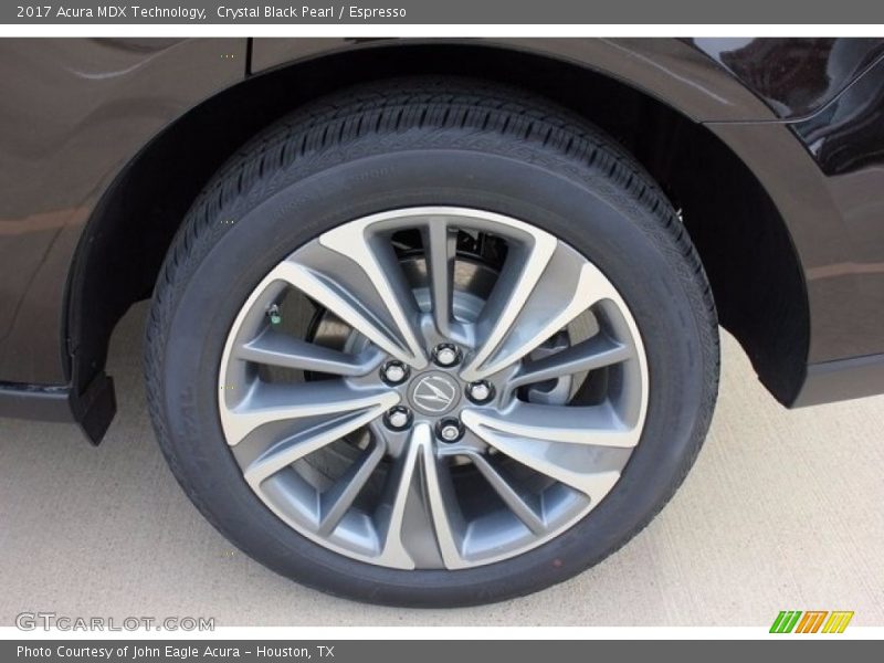 Crystal Black Pearl / Espresso 2017 Acura MDX Technology
