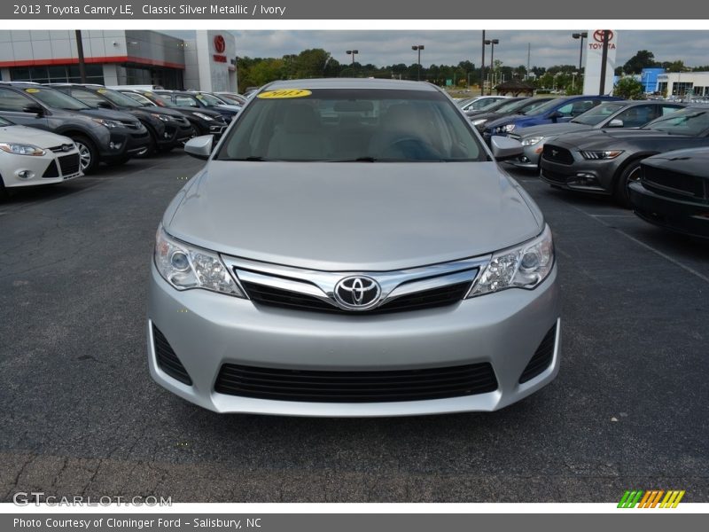 Classic Silver Metallic / Ivory 2013 Toyota Camry LE