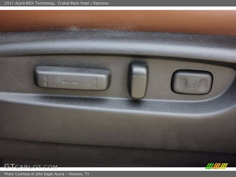 Crystal Black Pearl / Espresso 2017 Acura MDX Technology