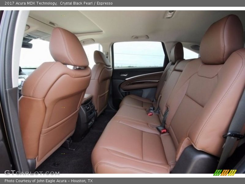 Crystal Black Pearl / Espresso 2017 Acura MDX Technology