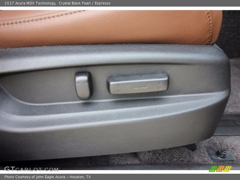 Crystal Black Pearl / Espresso 2017 Acura MDX Technology