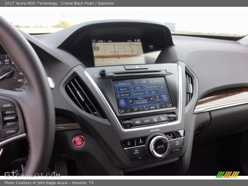 Crystal Black Pearl / Espresso 2017 Acura MDX Technology