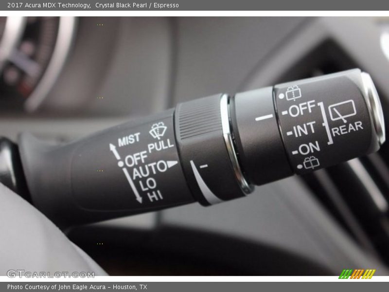 Crystal Black Pearl / Espresso 2017 Acura MDX Technology