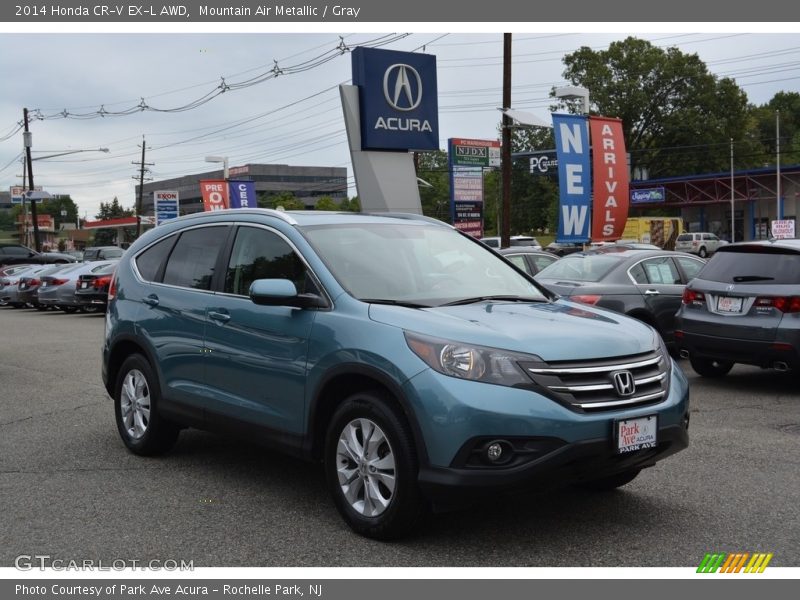 Mountain Air Metallic / Gray 2014 Honda CR-V EX-L AWD