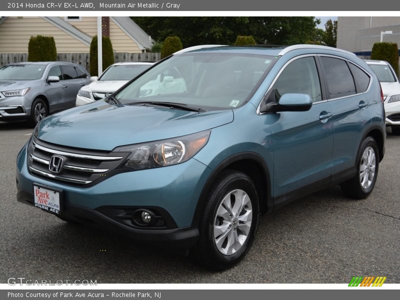 Mountain Air Metallic / Gray 2014 Honda CR-V EX-L AWD