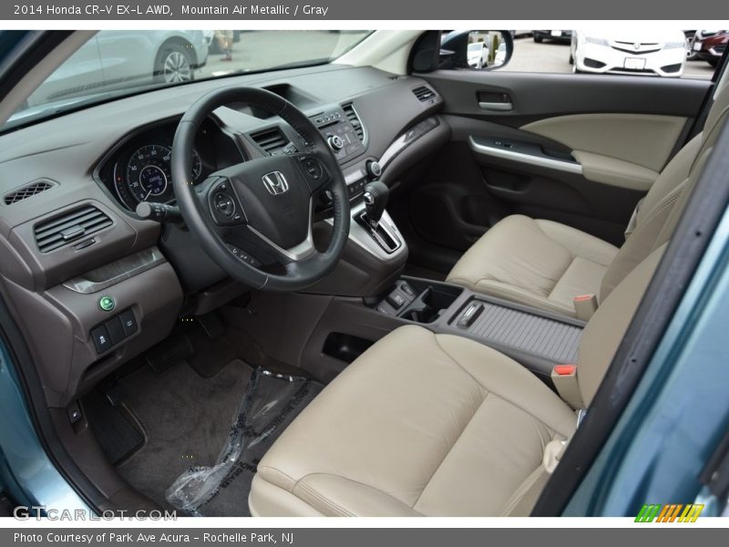 Mountain Air Metallic / Gray 2014 Honda CR-V EX-L AWD