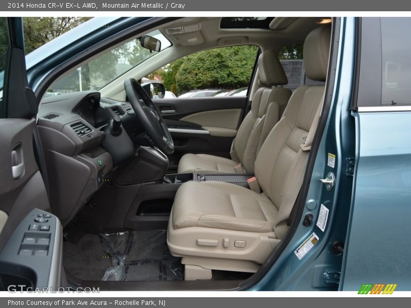Mountain Air Metallic / Gray 2014 Honda CR-V EX-L AWD