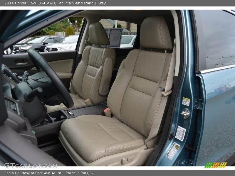 Mountain Air Metallic / Gray 2014 Honda CR-V EX-L AWD