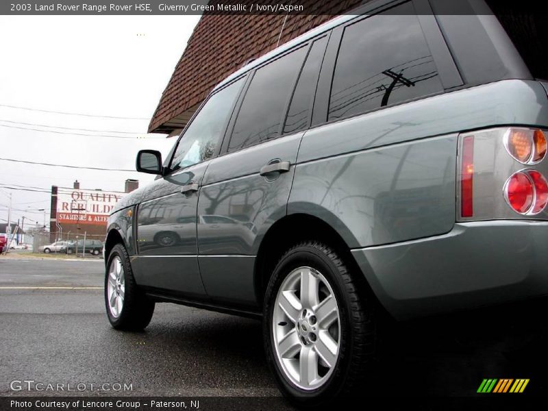 Giverny Green Metallic / Ivory/Aspen 2003 Land Rover Range Rover HSE