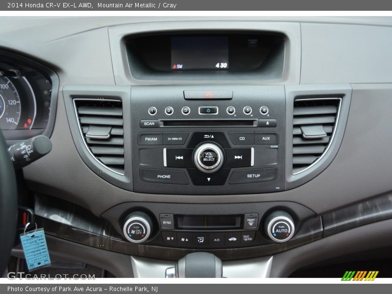 Mountain Air Metallic / Gray 2014 Honda CR-V EX-L AWD