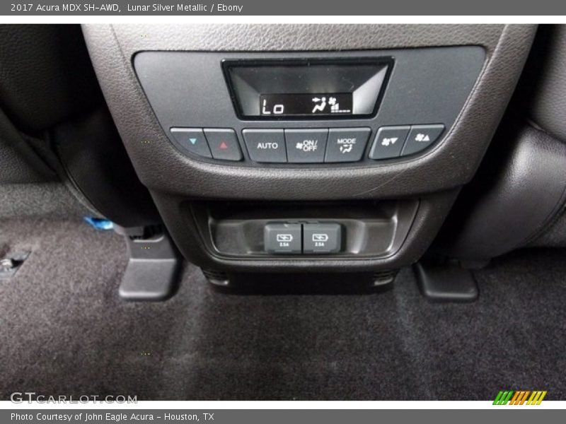 Lunar Silver Metallic / Ebony 2017 Acura MDX SH-AWD