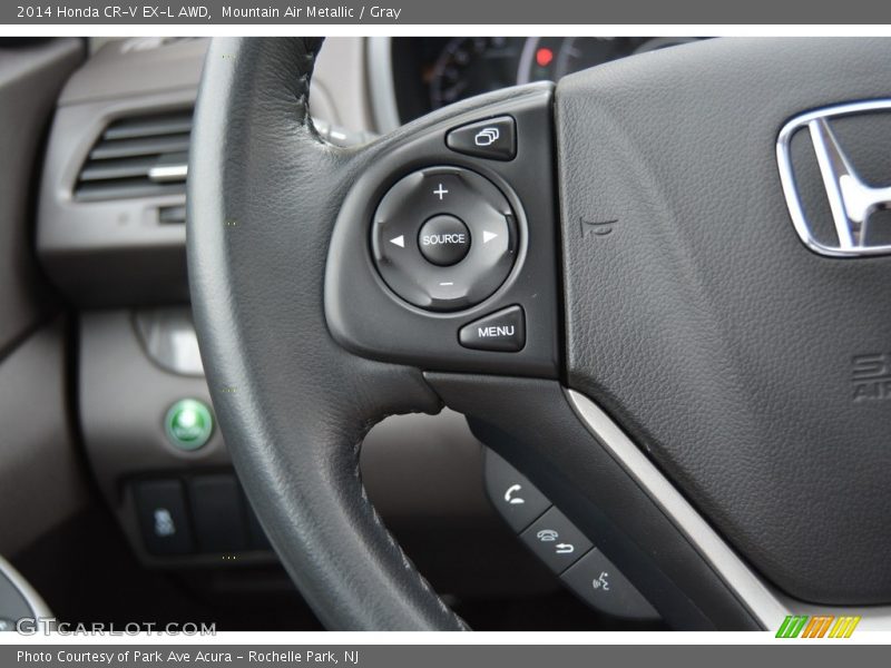 Mountain Air Metallic / Gray 2014 Honda CR-V EX-L AWD