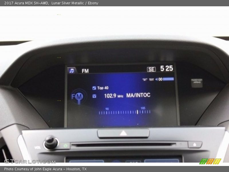 Lunar Silver Metallic / Ebony 2017 Acura MDX SH-AWD