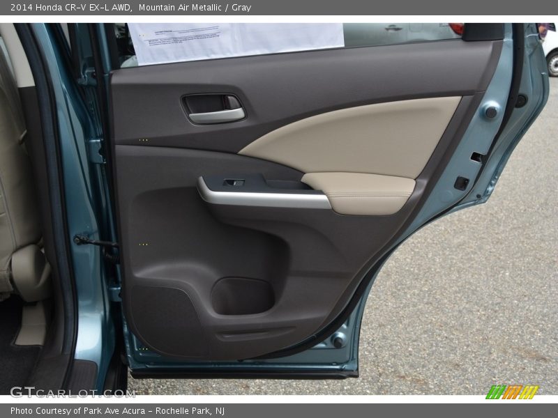 Mountain Air Metallic / Gray 2014 Honda CR-V EX-L AWD