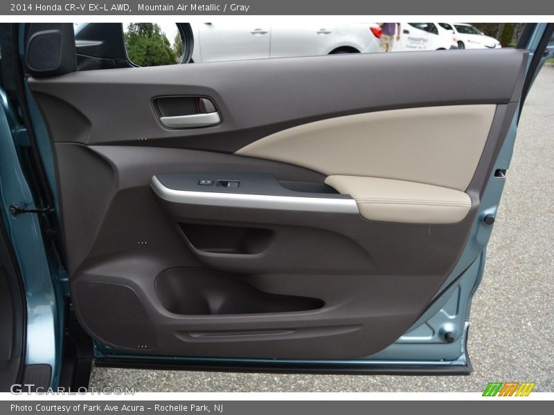 Mountain Air Metallic / Gray 2014 Honda CR-V EX-L AWD