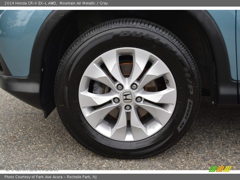 Mountain Air Metallic / Gray 2014 Honda CR-V EX-L AWD