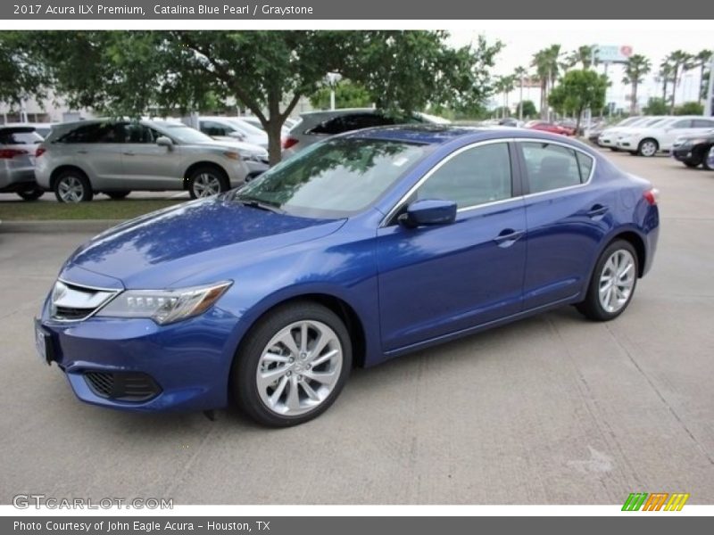 Catalina Blue Pearl / Graystone 2017 Acura ILX Premium
