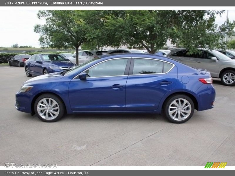 Catalina Blue Pearl / Graystone 2017 Acura ILX Premium