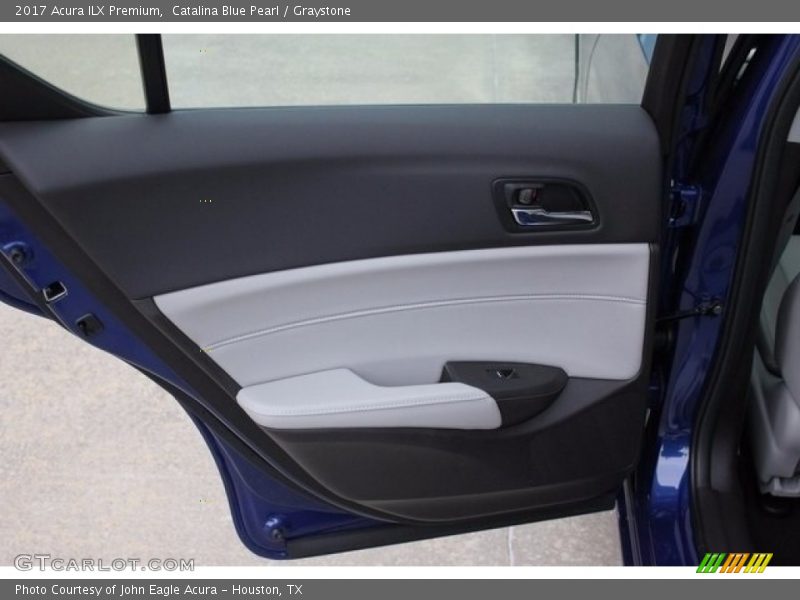 Catalina Blue Pearl / Graystone 2017 Acura ILX Premium