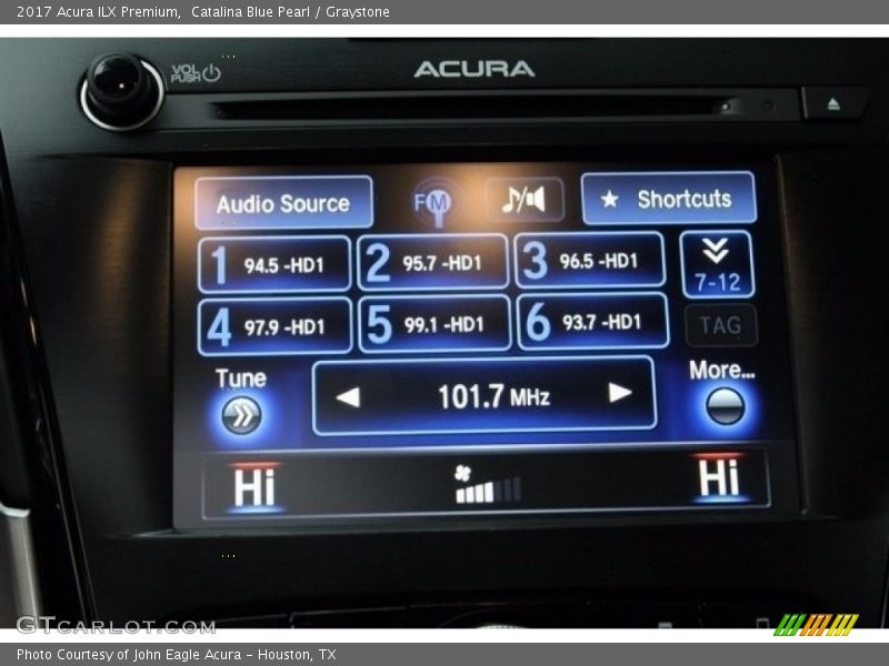Catalina Blue Pearl / Graystone 2017 Acura ILX Premium