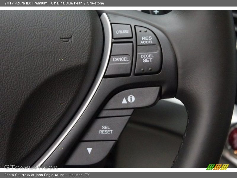 Catalina Blue Pearl / Graystone 2017 Acura ILX Premium