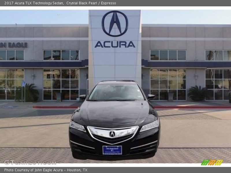 Crystal Black Pearl / Espresso 2017 Acura TLX Technology Sedan