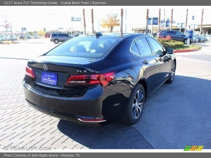Crystal Black Pearl / Espresso 2017 Acura TLX Technology Sedan