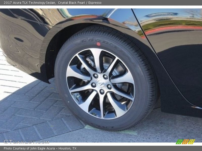 Crystal Black Pearl / Espresso 2017 Acura TLX Technology Sedan