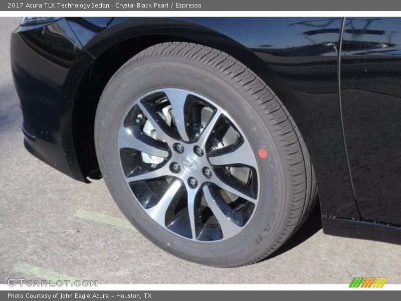 Crystal Black Pearl / Espresso 2017 Acura TLX Technology Sedan