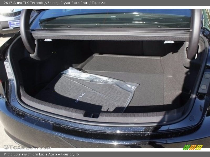 Crystal Black Pearl / Espresso 2017 Acura TLX Technology Sedan