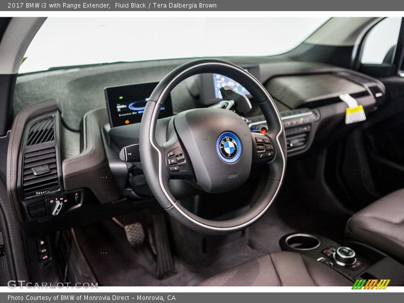 Dashboard of 2017 i3 with Range Extender