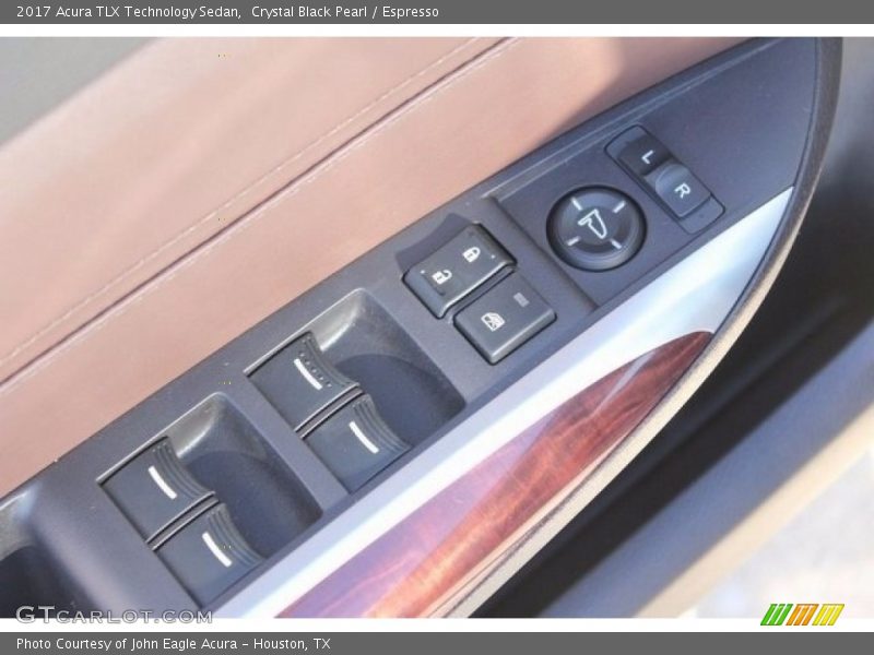 Crystal Black Pearl / Espresso 2017 Acura TLX Technology Sedan