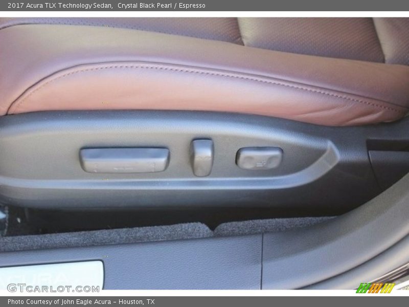 Crystal Black Pearl / Espresso 2017 Acura TLX Technology Sedan