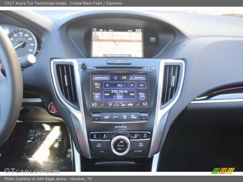Crystal Black Pearl / Espresso 2017 Acura TLX Technology Sedan