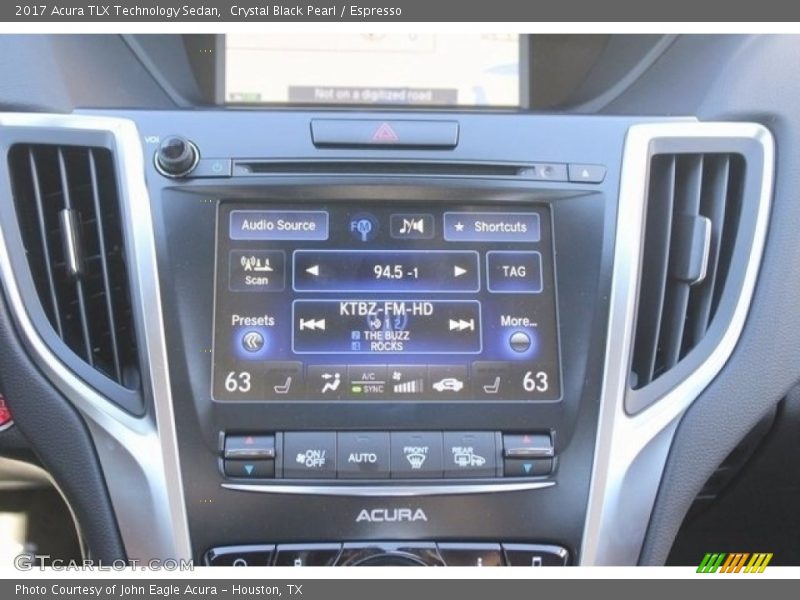 Crystal Black Pearl / Espresso 2017 Acura TLX Technology Sedan