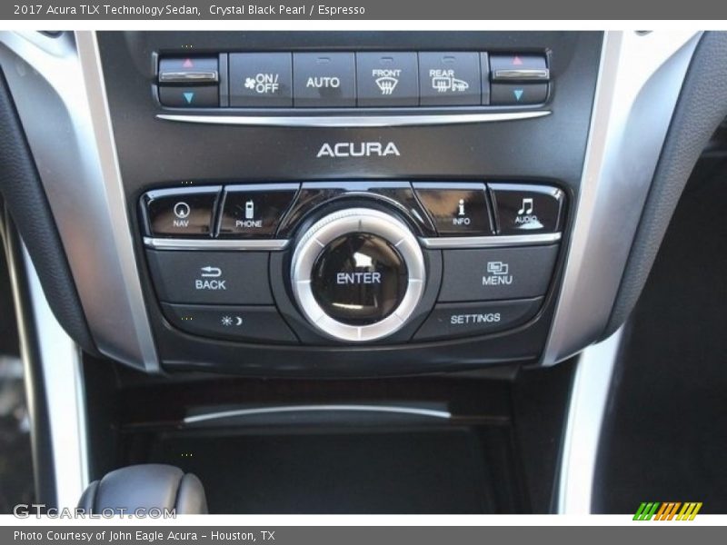 Crystal Black Pearl / Espresso 2017 Acura TLX Technology Sedan