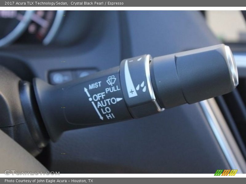 Crystal Black Pearl / Espresso 2017 Acura TLX Technology Sedan