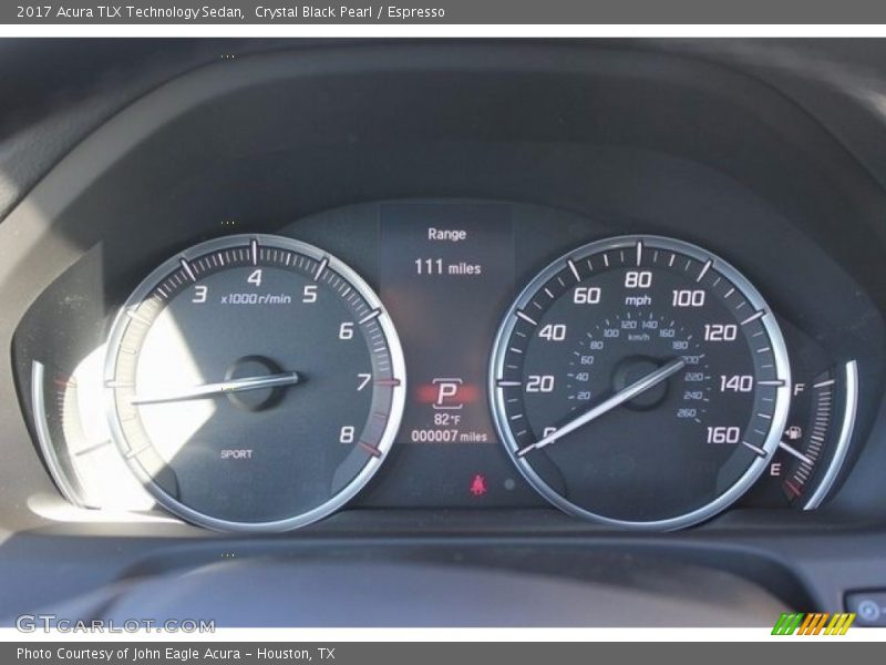 Crystal Black Pearl / Espresso 2017 Acura TLX Technology Sedan