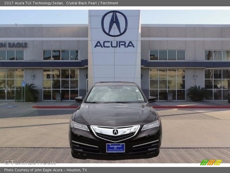 Crystal Black Pearl / Parchment 2017 Acura TLX Technology Sedan