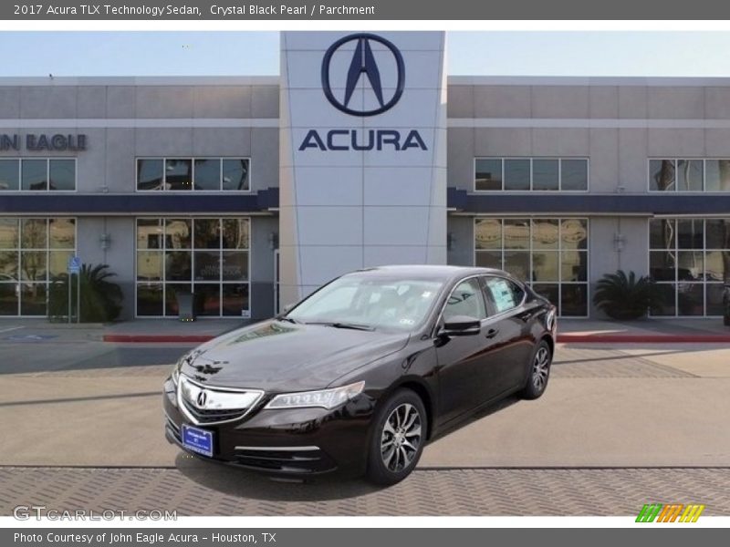 Crystal Black Pearl / Parchment 2017 Acura TLX Technology Sedan